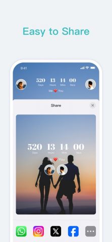 Виджет Любви — Счетчик дней для iOS — скриншот 5