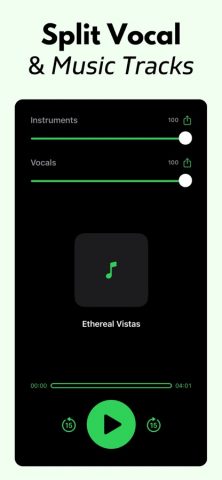 Vocal Remover: AI Splitter для iOS — скриншот 2
