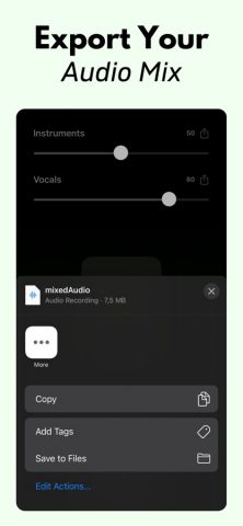 Vocal Remover: AI Splitter для iOS — скриншот 5