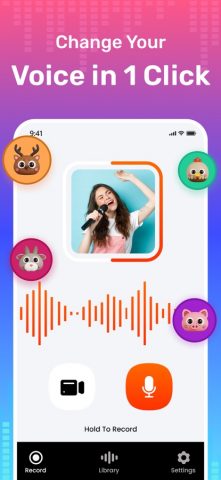 Voice Changer : Sound Effects для iOS — скриншот 3