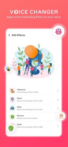Voice Changer — Voice Effect для iOS — скриншот 3