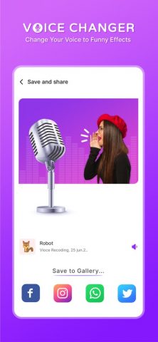 Voice Changer — Voice Effect для iOS — скриншот 4