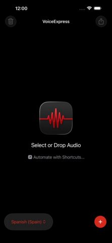 VoiceExpress: Audio to Text для iOS — скриншот 1