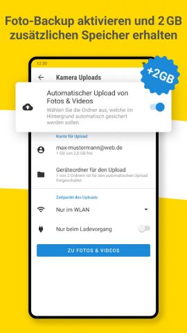 WEB.DE Mail, Cloud & News для Android — скриншот 4