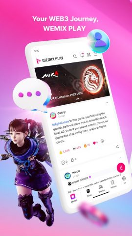 WEMIX PLAY для Android — скриншот 1