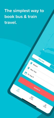 Wanderu: Bus & Train Tickets для iOS — скриншот 1