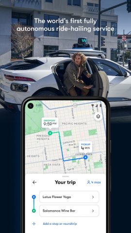 Waymo для Android — скриншот 1