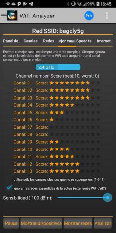 Wi-Fi анализатор для Android — скриншот 4