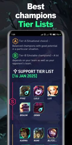 Wild Rift Builds & Tier Lists для Android — скриншот 5