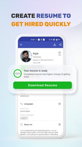 WorkIndia Job Search App для Android — скриншот 5