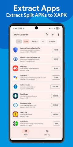 APK & XAPK Extractor для Android — скриншот 1