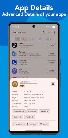 APK & XAPK Extractor для Android — скриншот 3