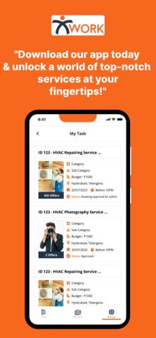 Xwork для iOS — скриншот 3