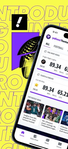 Yahoo Fantasy Sports: NBA, MLB для iOS — скриншот 1