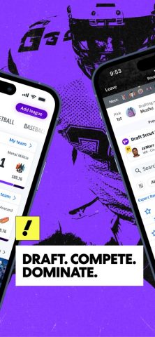 Yahoo Fantasy Sports: NBA, MLB для iOS — скриншот 2