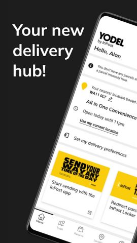 Yodel by InPost для Android — скриншот 1