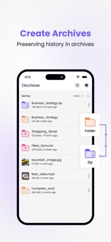 ZArchiver — Zip UnZip для iOS — скриншот 4