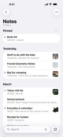 Заметки для iOS — скриншот 4