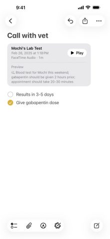 Заметки для iOS — скриншот 5
