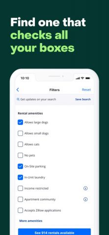 Zillow Rentals для iOS — скриншот 2