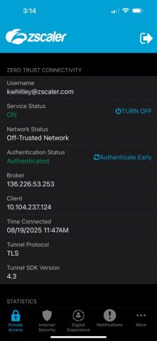 Zscaler Client Connector для iOS — скриншот 1