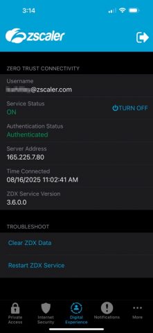 Zscaler Client Connector для iOS — скриншот 3