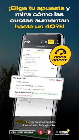 bwin Apuestas Deportivas для Android — скриншот 2
