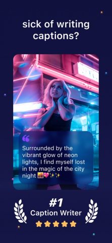captions.ai: caption generator для iOS — скриншот 1