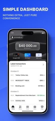 e.PN — Virtual cards — скриншот 1