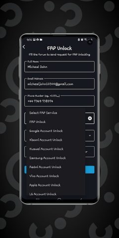imei unlock tool для Android — скриншот 5