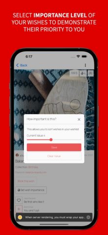 myWishBoard wishlists для iOS — скриншот 5