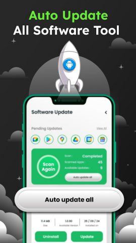 обновление программного для Android — скриншот 2