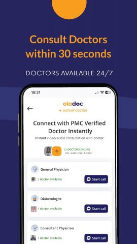 oladoc – Doctors, Labs & More для Android — скриншот 3