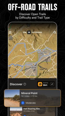 onX Offroad: Trail Maps & GPS для Android — скриншот 1