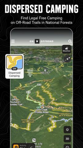 onX Offroad: Trail Maps & GPS для Android — скриншот 2