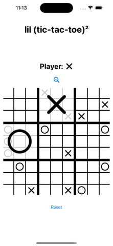 (tic-tac-toe)² для iOS — скриншот 1