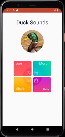 звуки утки для Android — скриншот 2