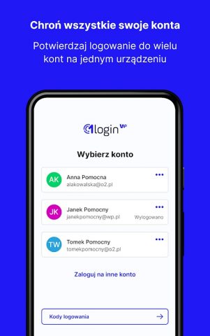 WP Konto для Android — скриншот 2