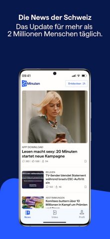 20 Minuten — Nachrichten для Android — скриншот 3