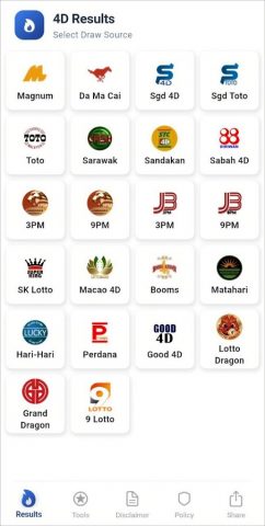 4D Live Draw Result для Android — скриншот 1