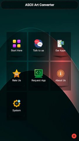 ASCII Art Converter для Android — скриншот 1