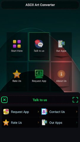 ASCII Art Converter для Android — скриншот 2