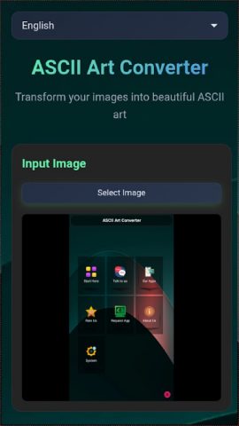 ASCII Art Converter для Android — скриншот 3