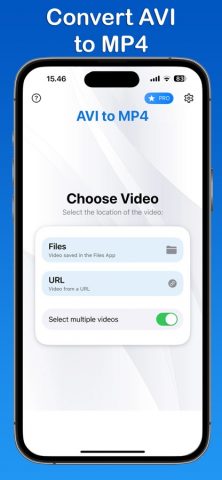 AVI to MP4 Converter — скриншот 1