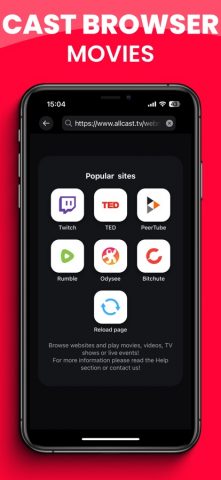 AllCast Screen Mirroring to TV для iOS — скриншот 5
