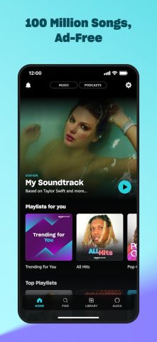 Amazon Music: Songs & Podcasts для Android — скриншот 1
