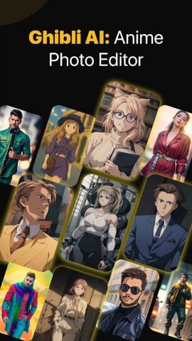 Аниме Фоторедактор для Android — скриншот 1