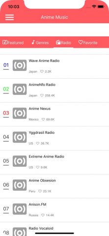Anime Music Collection для iOS — скриншот 4