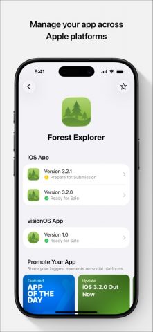 App Store Connect для iOS — скриншот 2