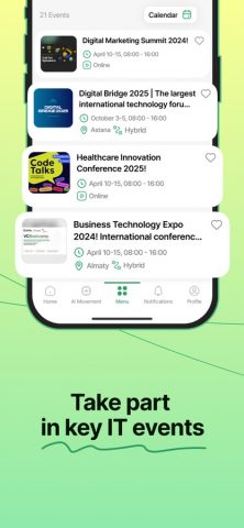 Astana Hub для iOS — скриншот 3